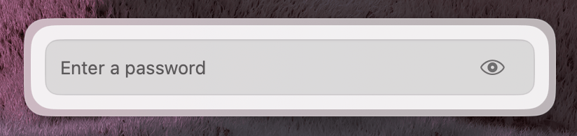 PasswordField
