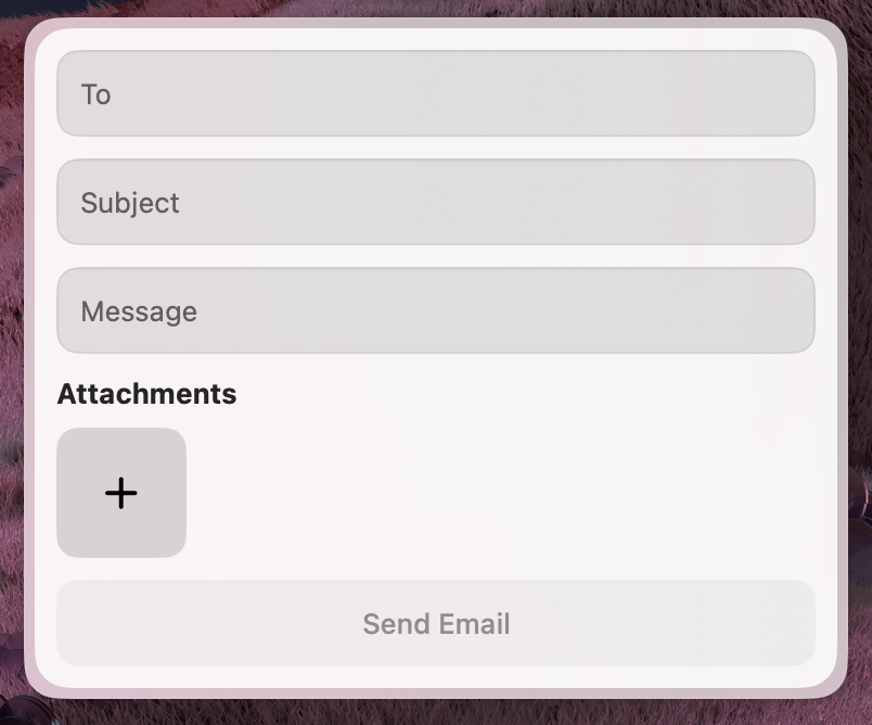 SendMailWidget