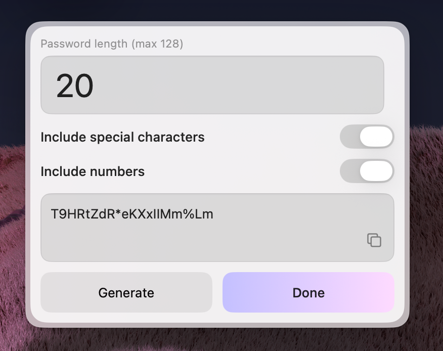 Widgets